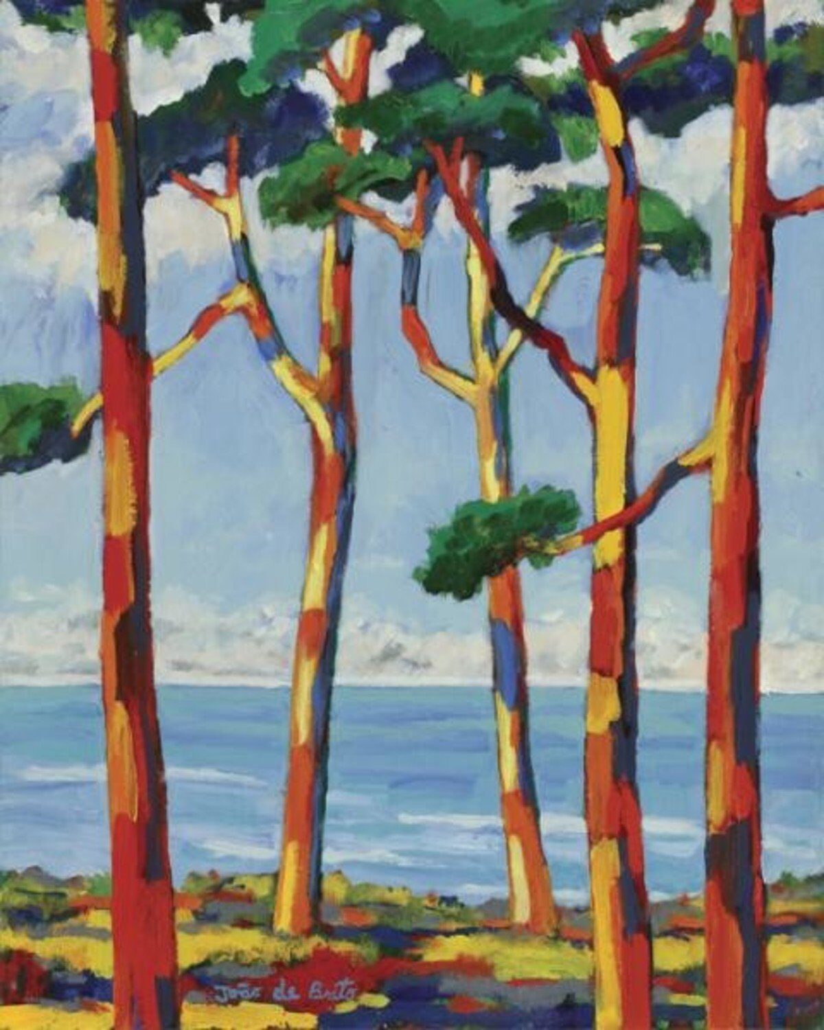 Among the Trees, Oil on canvas