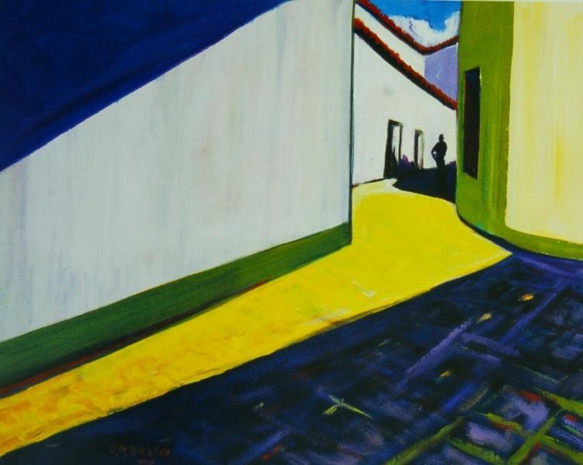 Island Shadows, Oil on canvas