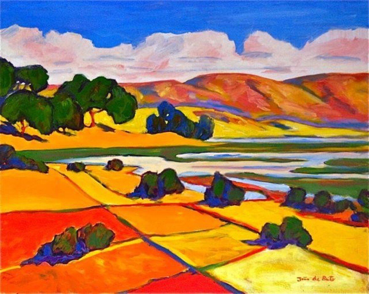 Tapestry, Oil on canvas